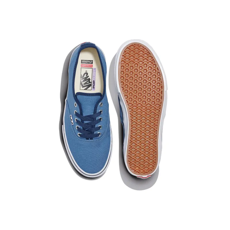 Vans SKATE CLASSICS Lightweight And Wear-resistant Low-Top Skateboard Shoes Unisex Blue-2