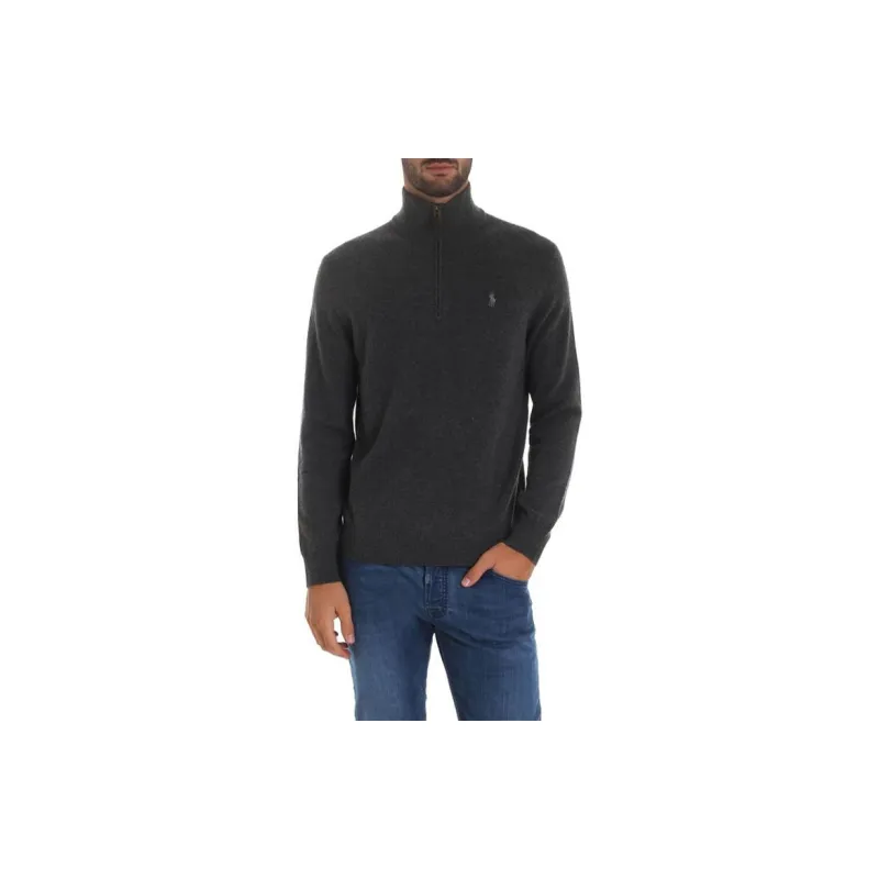Polo Ralph Lauren Pony Embroidered Half-Zipped Jumper-1
