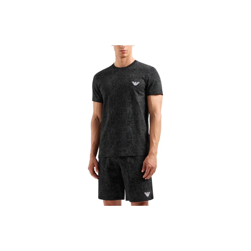 EMPORIO ARMANI SS24 T Shirt Men's Black-3