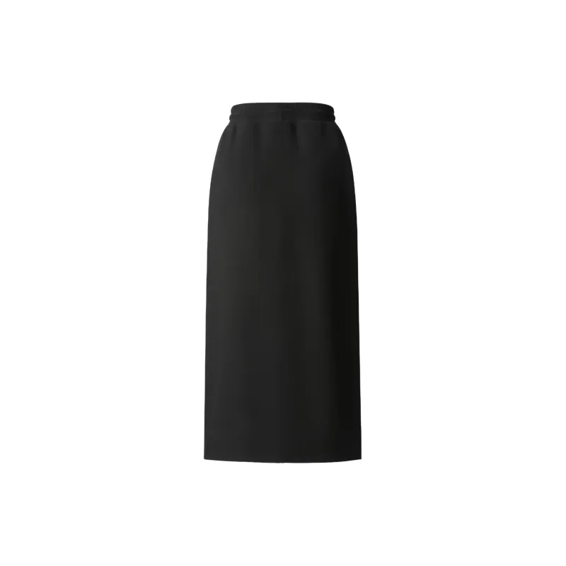 HLA Casual Long Skirts Women's Black W4-1