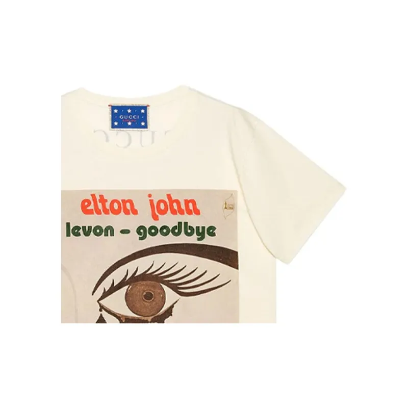 GUCCI T Shirts Unisex Beige-5