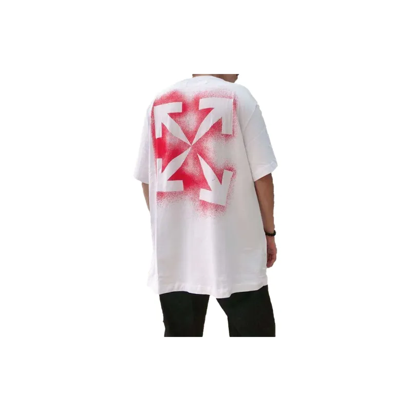 OFF WHITE Stencil Arrows Print Tee-4