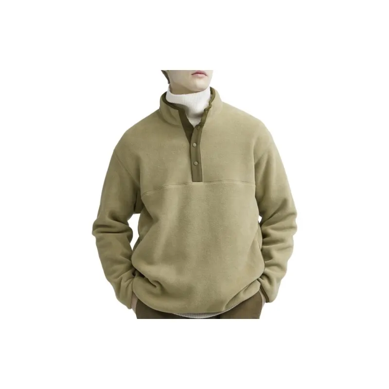 UNIQLO Sweatshirt Men's Dark Beige-2