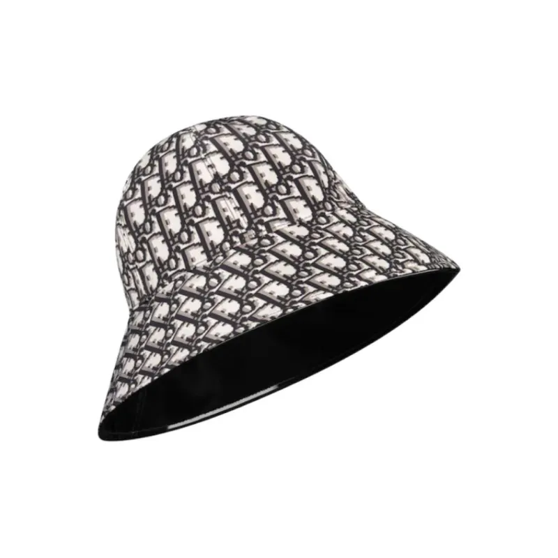 DIOR Polyester Bucket Hats Women's Black-2