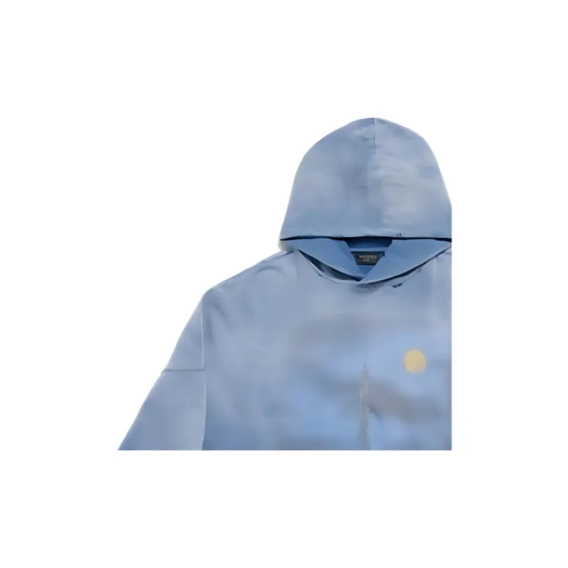 Balenciaga SS24 Sweatshirt Loose Fit Style Men's Blue-5