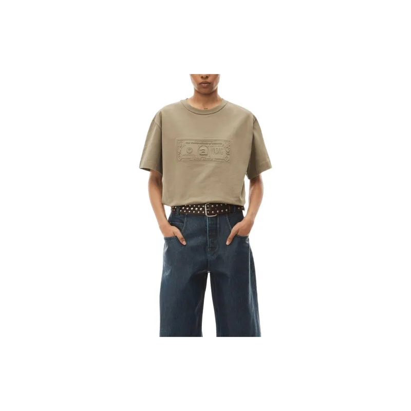 Alexander Wang Money print Short sleeve T shirt-2
