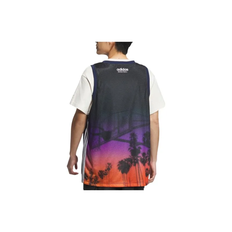 Adidas SS24 Basketball Jerseys Men's Dark Indigo-2