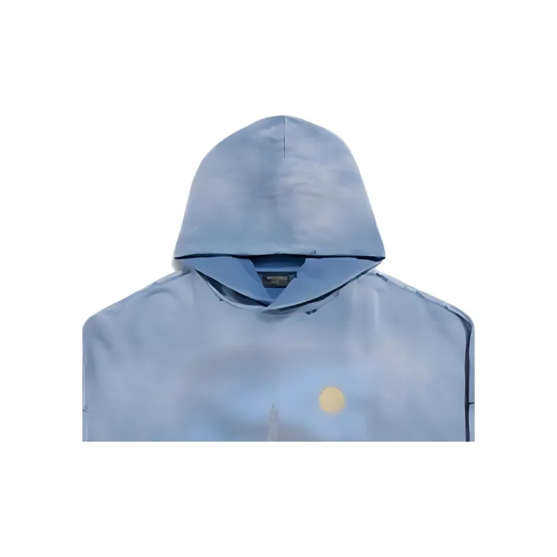Balenciaga SS24 Sweatshirt Loose Fit Style Men's Blue-4