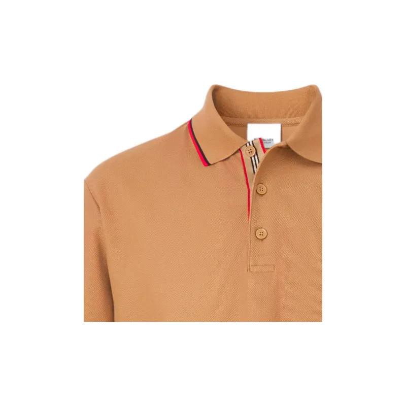 Burberry SS22 Polo Shirt Men's Camel-5