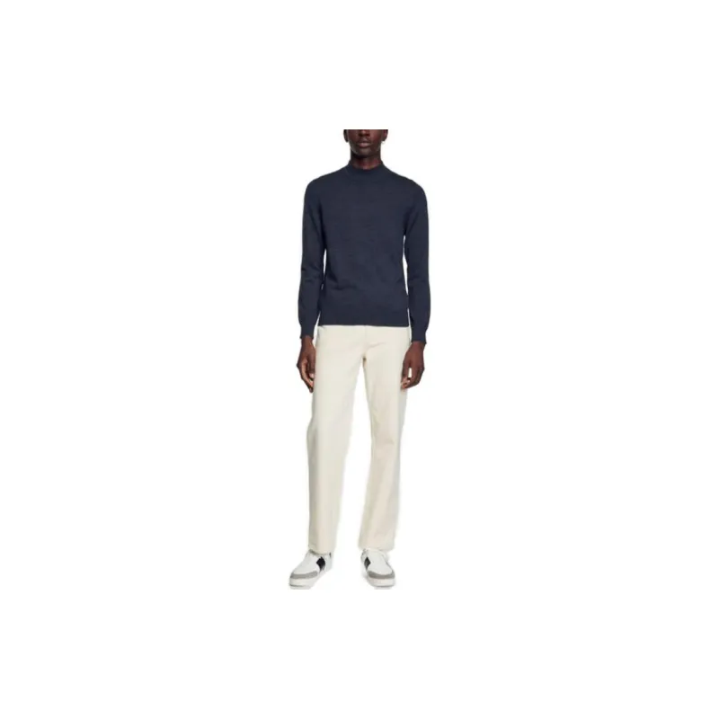 Sandro Cashmere Sweater Men's Medium Gray-1