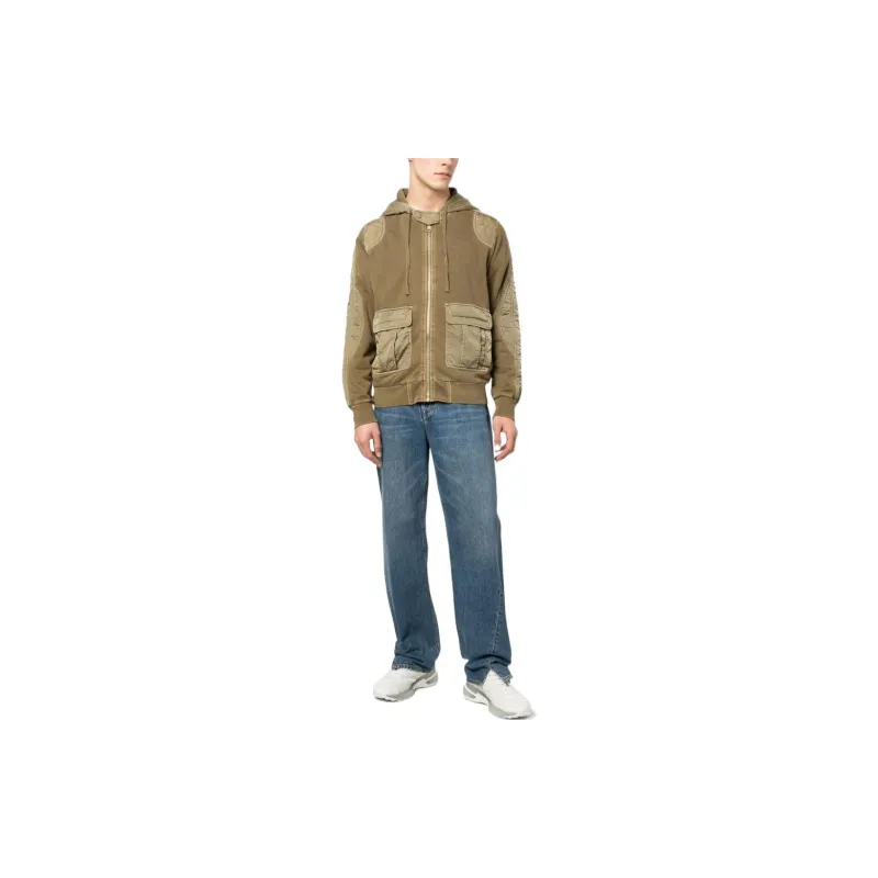 DIESEL Jackets Men Khaki-1