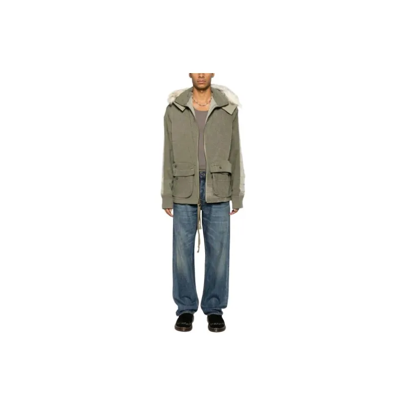GREG LAUREN Army Tent Retro Zip up Jacket-1