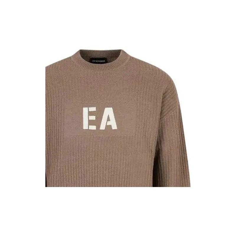 EMPORIO ARMANI Sweaters Men Brown-4