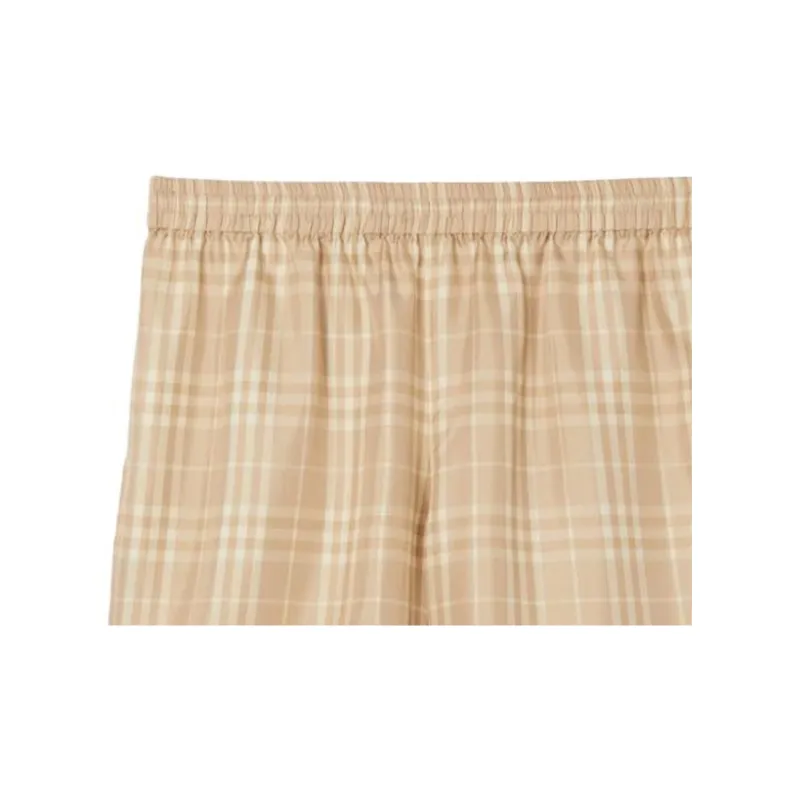 Burberry SS23 Casual Shorts Men's Soft Yellow Umber-4