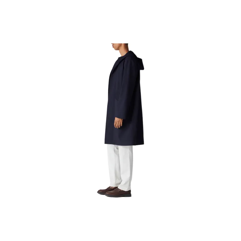 Loro Piana Coats Men Navy-3