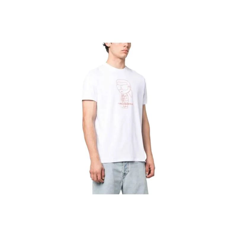 KARL LAGERFELD T Shirt Men's White-3