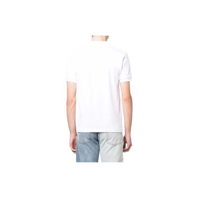 CDG Play Polo Shirts Men White-3