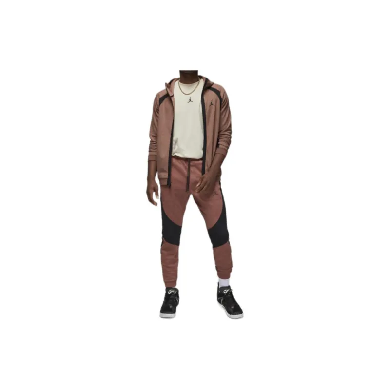 Jordan Knitted Sweatpants Men Brown-4