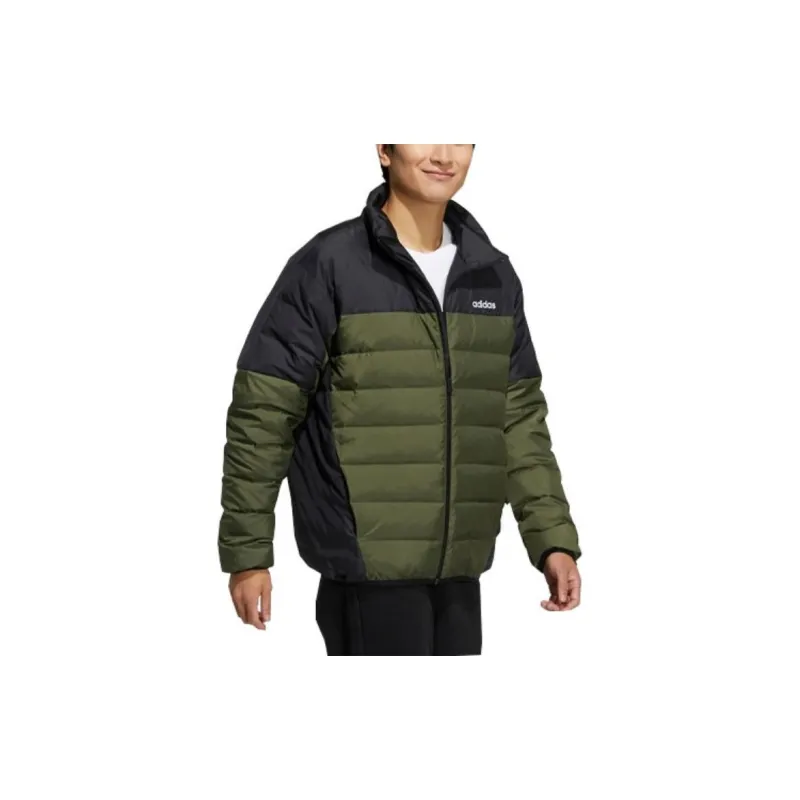 Adidas Neo Down Jackets Men Dark Olive Green-3