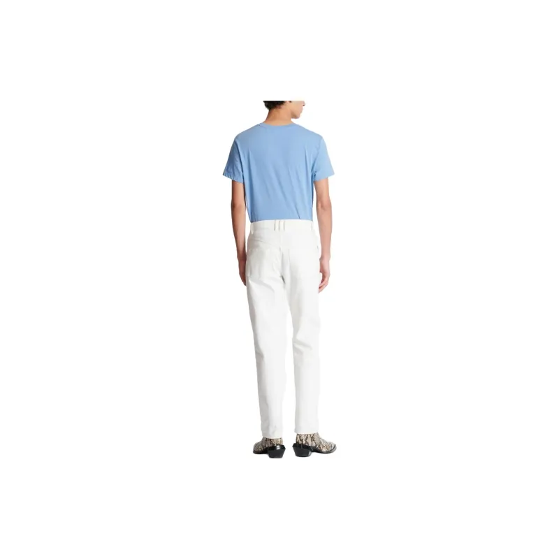 BALMAIN Logo embroidered Straight leg Jeans-3