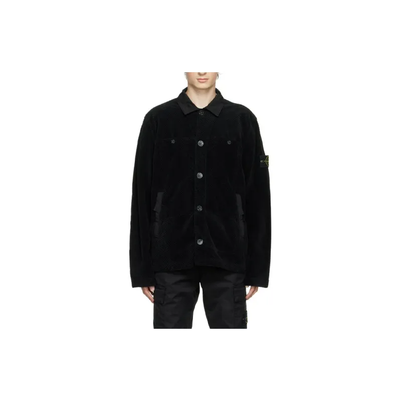 STONE ISLAND Shirts Men Black-3