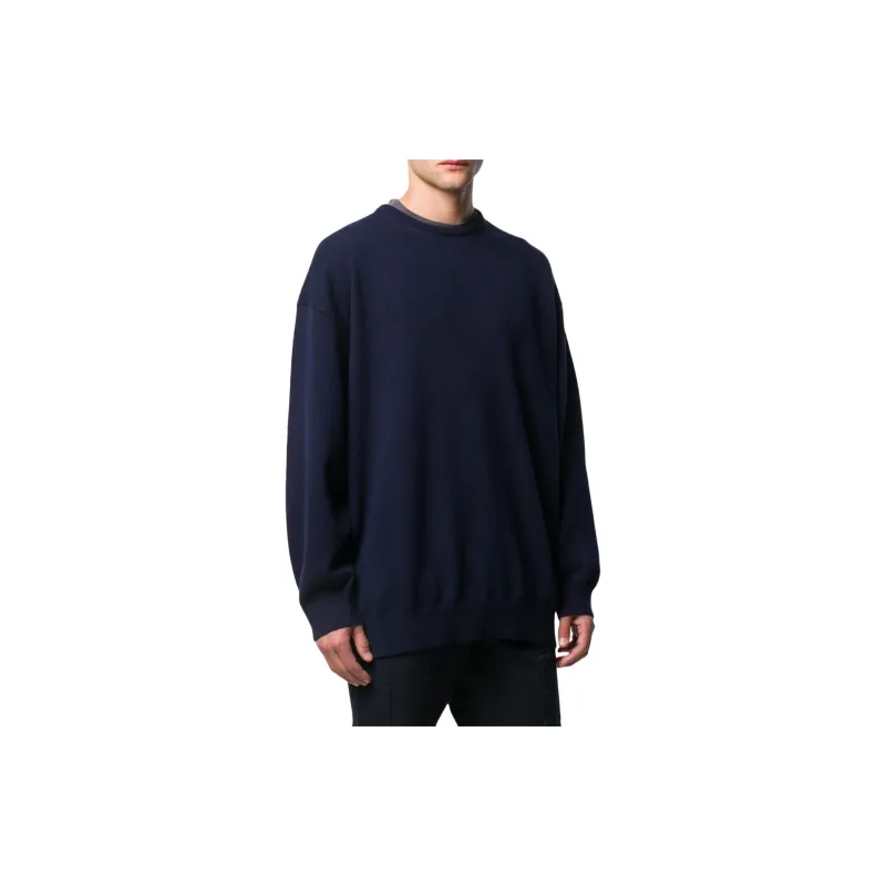 Balenciaga Sweaters Men Marine Blue-3