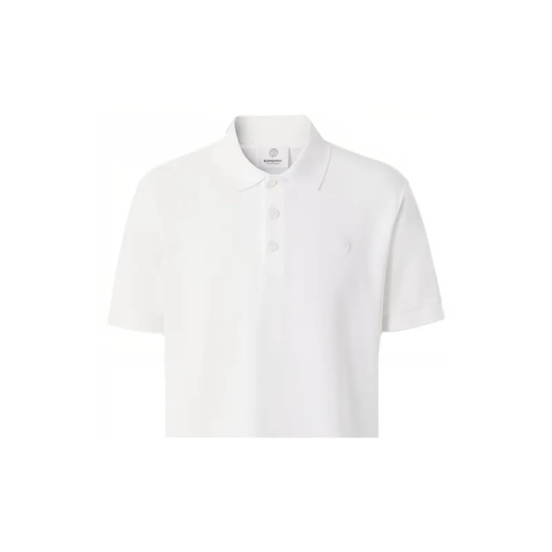 Burberry Monogram embroidered Polo Shirt-4