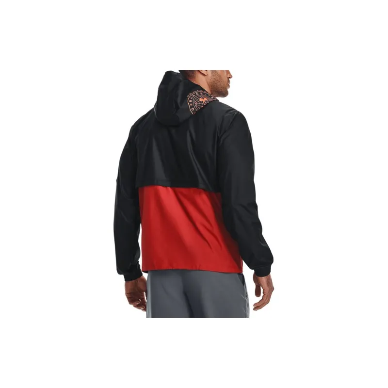 Under Armour Woven Collection Sweatshirts Men Shiny Red-4