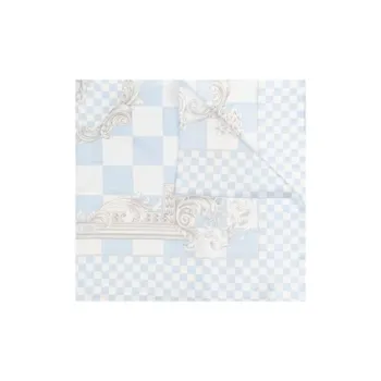 VERSACE Logo-Printed Square Shape Scarf