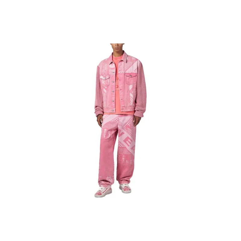 GCDS Jeans Men Pink-2