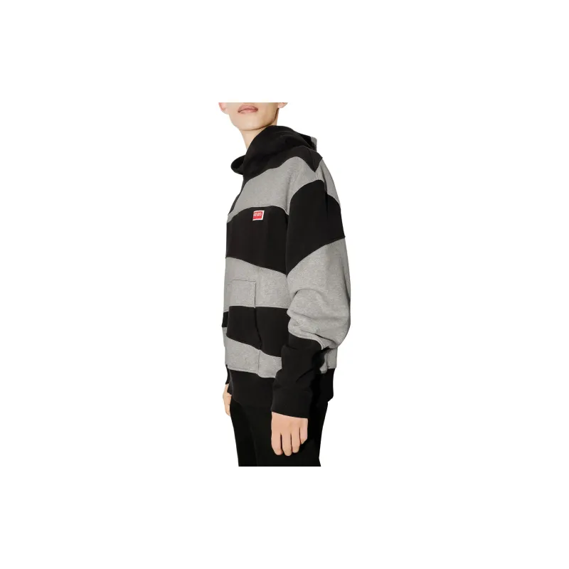 KENZO Panelled Cotton Hoodie-4
