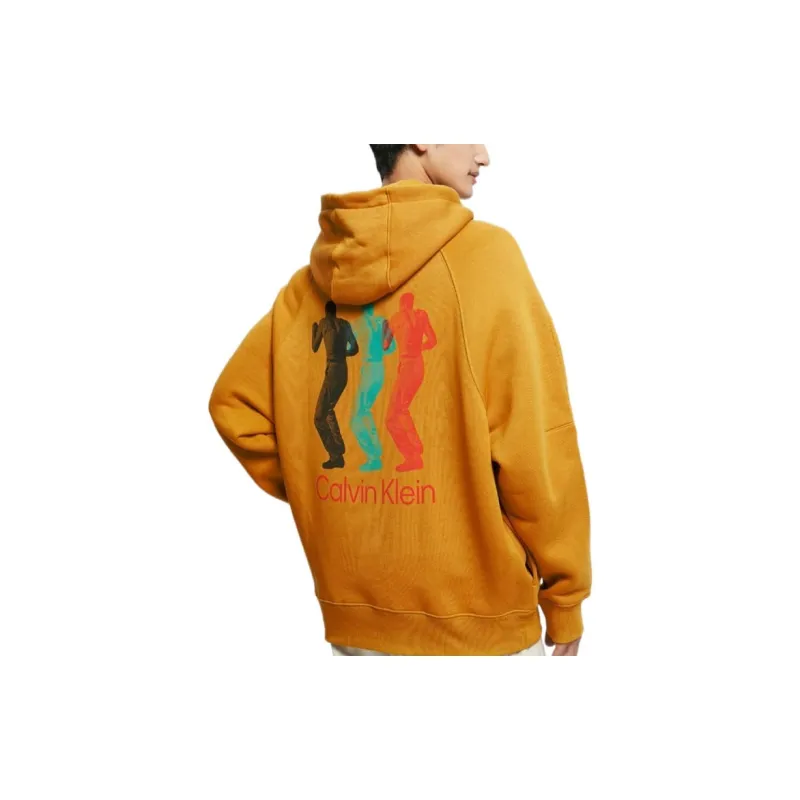 CALVIN KLEIN Sweatshirt Men's Deep Yellow-3