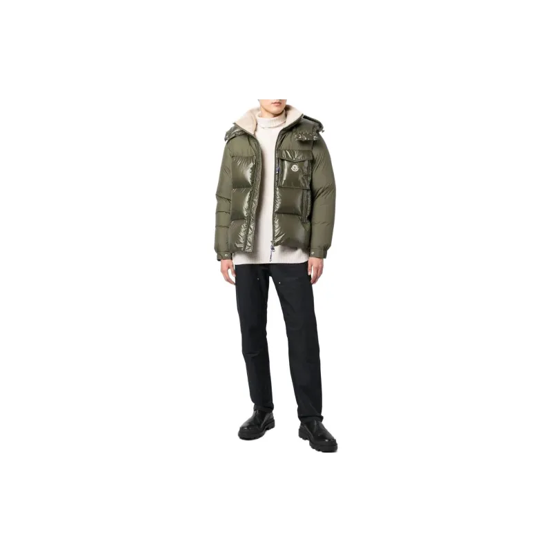 Moncler FW22 Down Jacket Men's Green-1