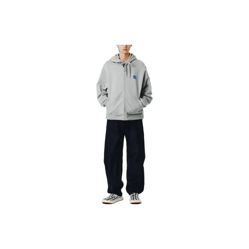 ADER ERROR Logo appliqué Cotton Hoodie-4