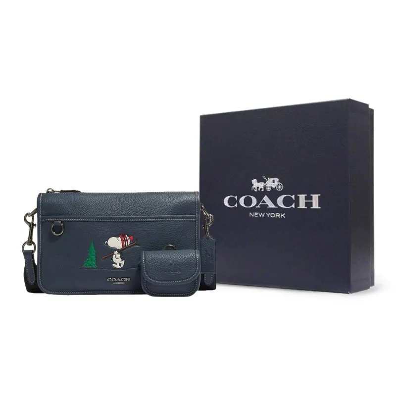 Peanuts X Snoopy X COACH Heritage Crossbody Bags-0