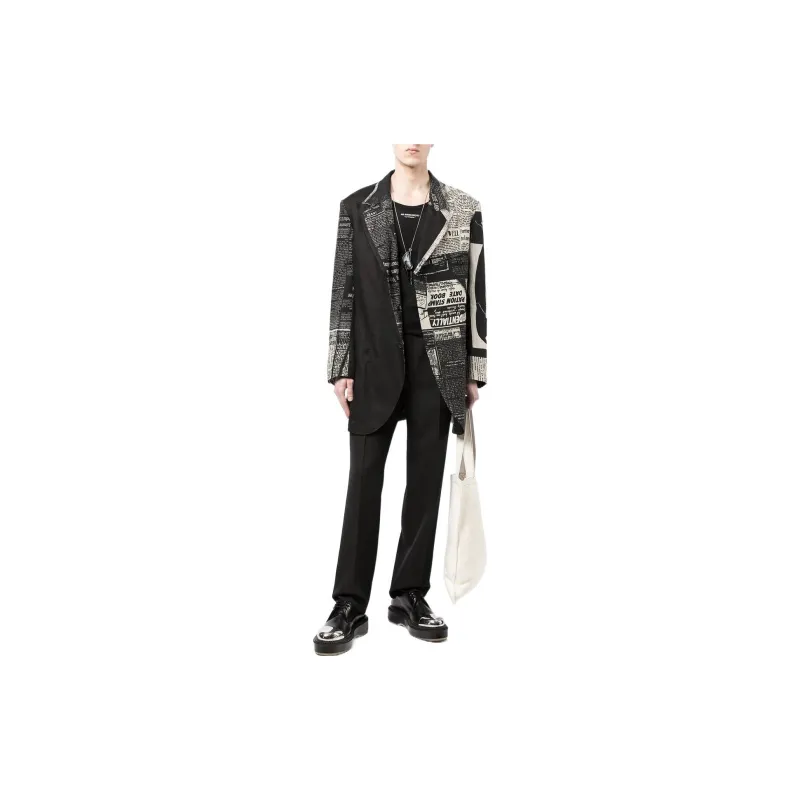 Yohji Yamamoto Business Suits Men Black-3