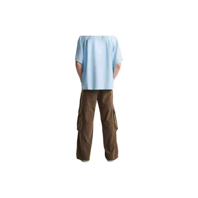 ZARA Cargo Pants Men Brown-4