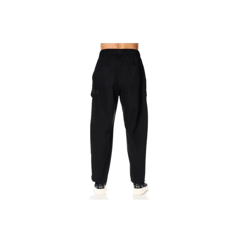 Y 3 Casual Pants Unisex Black-4