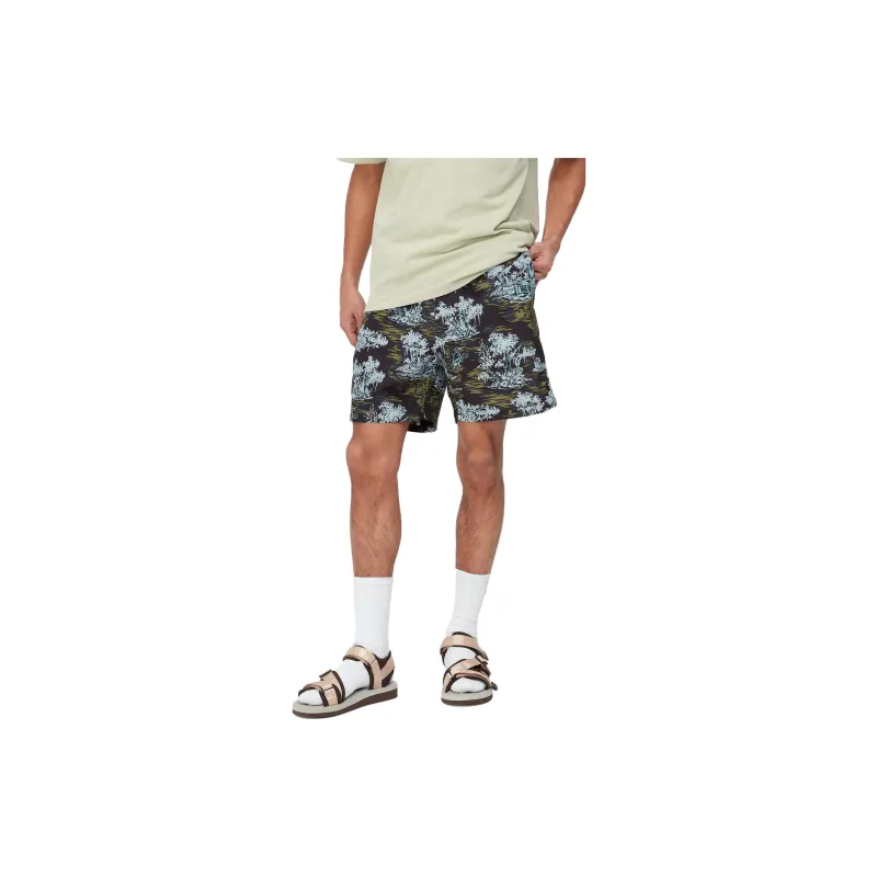 Carhartt WIP Casual Shorts Men Midnight Black-3