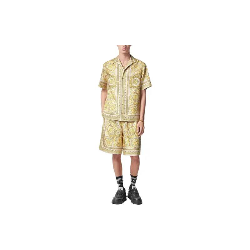 VERSACE Barocco Printed Bermuda Shorts-1