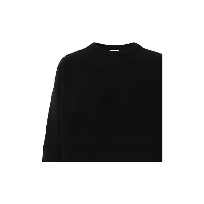 Burberry Logo Embossed Cotton Crewneck Sweatshirt-2