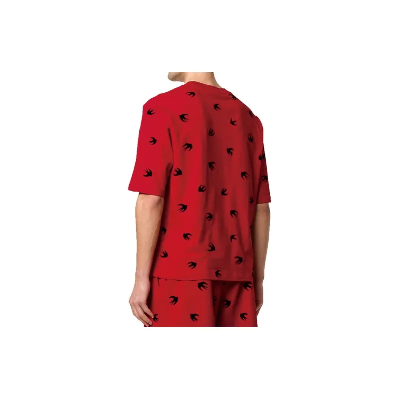 McQ Alexander McQueen T Shirts Men Red-4