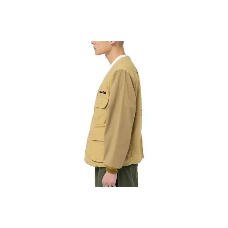 HUMAN MADE Collarless Hunting Jacket-4