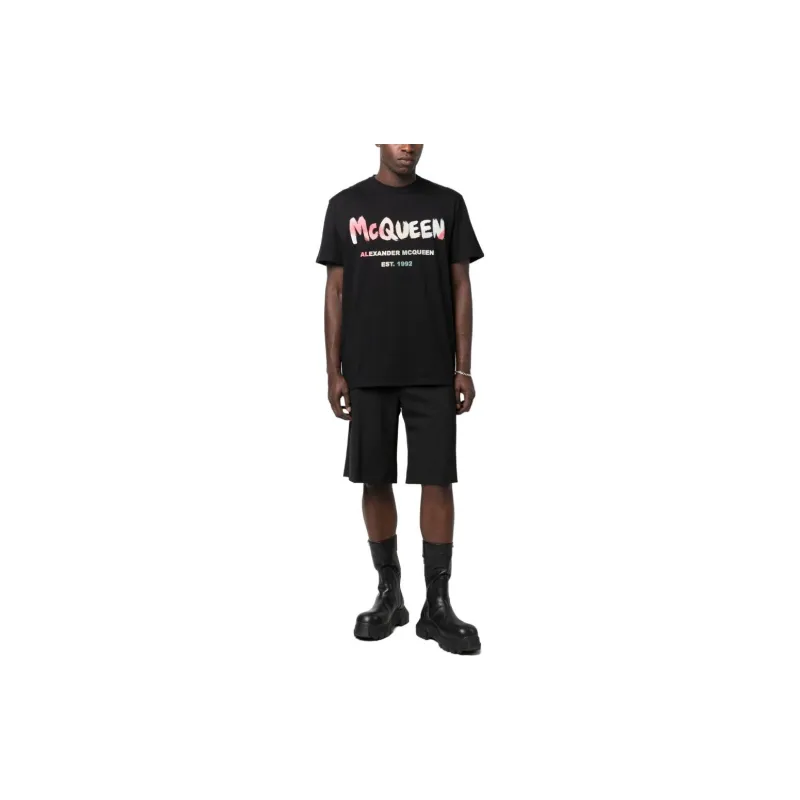 Alexander McQueen SS23 T Shirt Men's Black-1