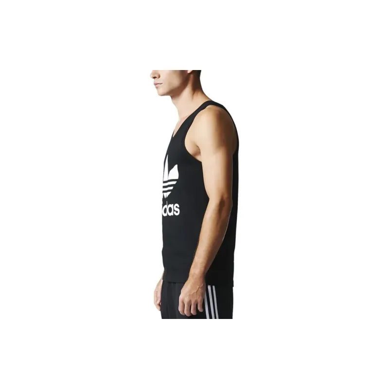 Adidas Originals Trefoil Tank Tops Men's Black-4