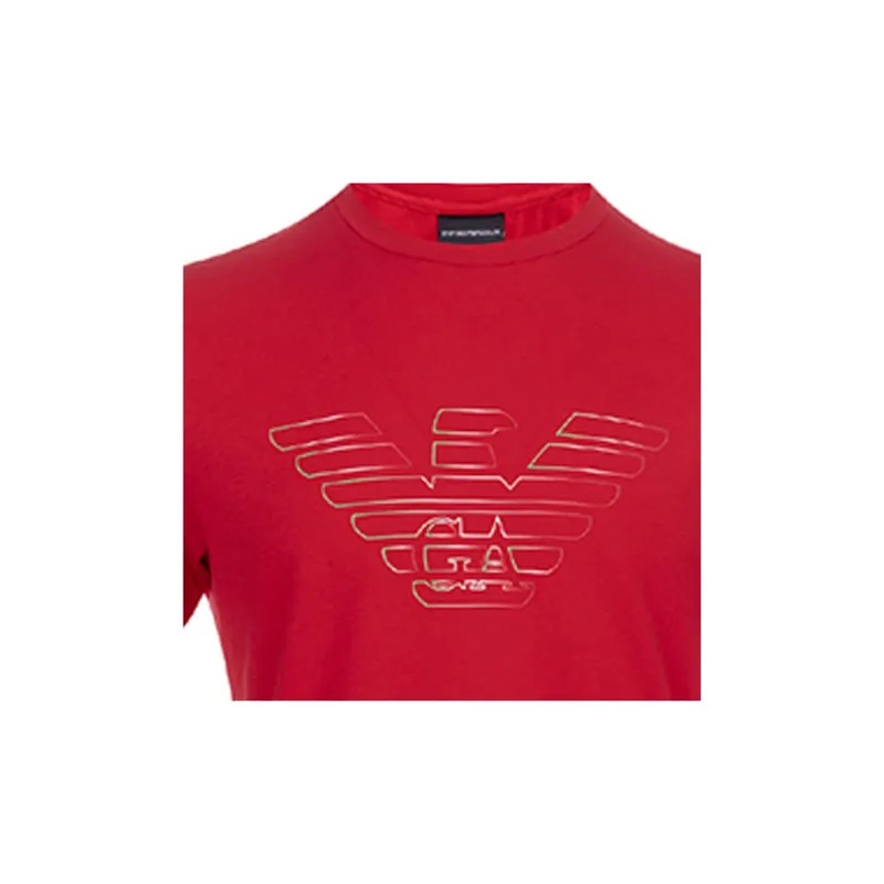 EMPORIO ARMANI T Shirts Men Red-6