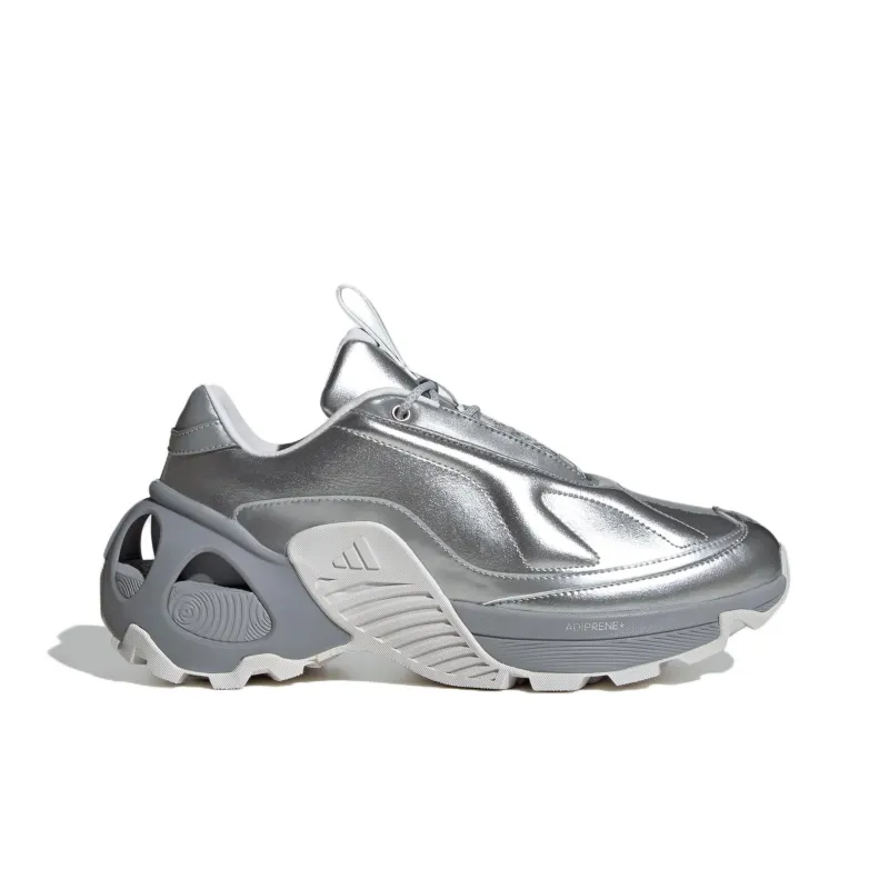 Adidas Wonder Runner Anti Slip Wear Resistant Low Top Running Shoes Unisex Silver Gray-1