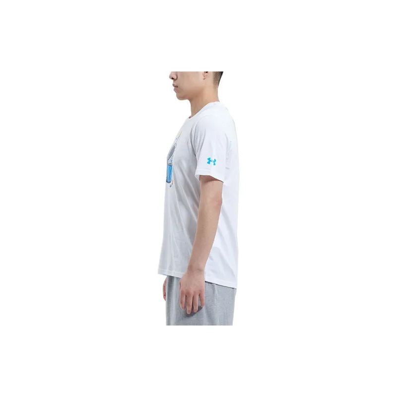 Under Armour Set in Sleeve T Shirt Men's White-4