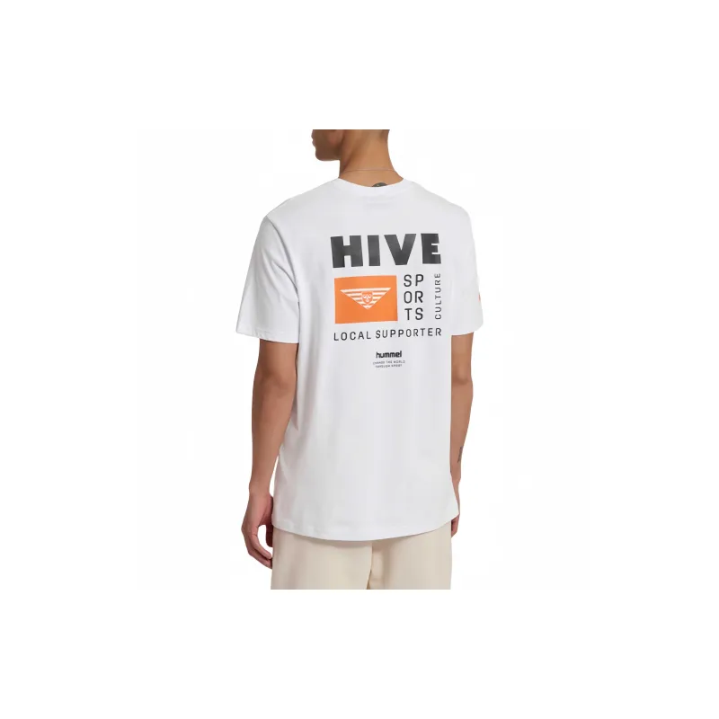 Hummel HIVE MASON T-Shirt Unisex White-5