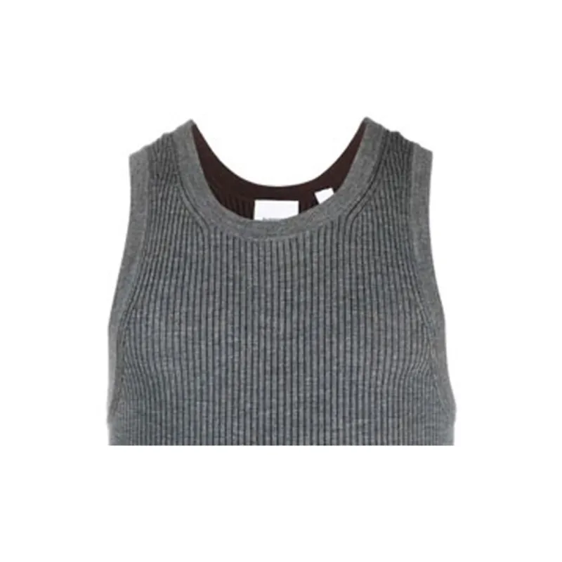Burberry Tank Tops Men Gray-4